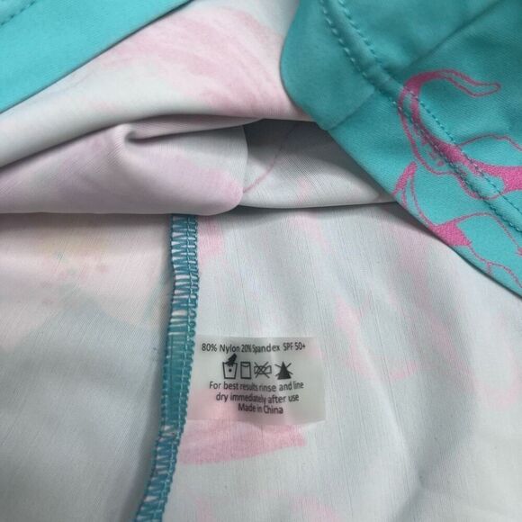 Hapari Womens SPF 50+ Halter Floral Backless Tankini Tank Top Multicolor Medium - Picture 7 of 14